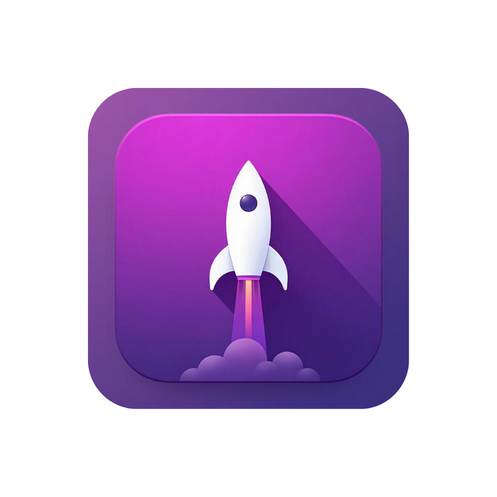 Rocket Forms Pro logo - AI-powered form builder icon